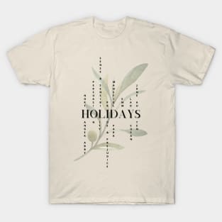 SUMMER HOLIDAYS - Jane Austen novels design T-Shirt